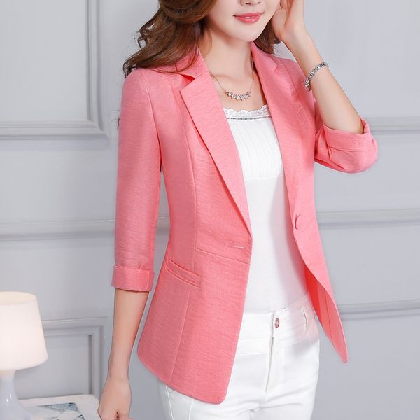 women's suits & blazers suit jacket 2021 summer single piece large size fashion casual slim five-point sleeve shirt, White;black
women's suits & blazers suit jacket 2021 summer single piece large size fashion casual slim five-point sleeve shirt, White;black