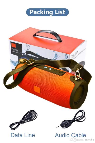 good 20w tg125 wireless bluetooth speaker portable column speaker bluetooth soundbar music player boom box with fm radio computer subwoofer