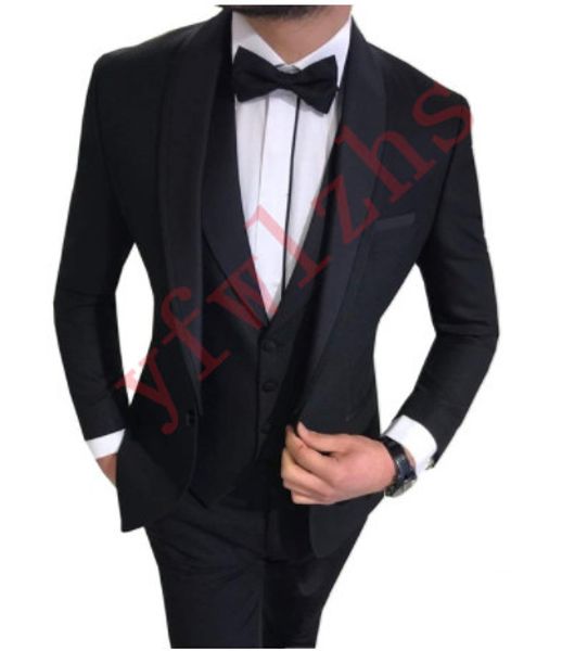 handsome groomsmen shawl lapel groom tuxedos mens wedding dress man jacket blazer prom dinner 3 piece suit(jacket+pants+tie+vest) b172, Black;gray
handsome groomsmen shawl lapel groom tuxedos mens wedding dress man jacket blazer prom dinner 3 piece suit(jacket+pants+tie+vest) b172, Black;gray