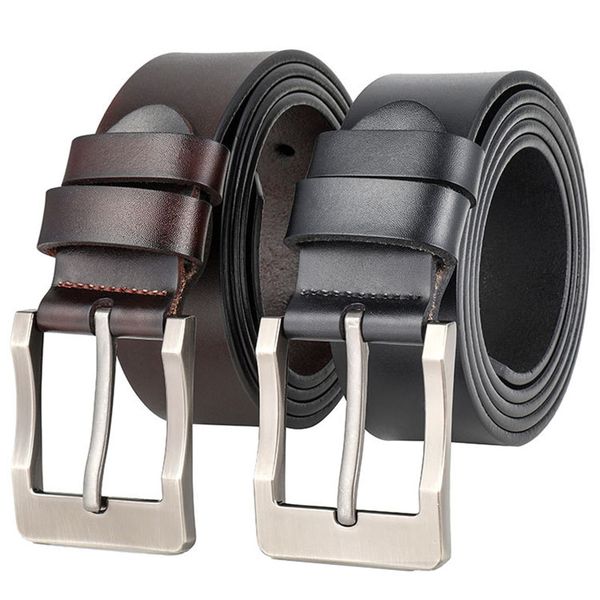 men belt cow genuine leather luxury strap male belts for male vintage pin buckle real leather cowskin waist belt cinturon hombre, Black;brown
men belt cow genuine leather luxury strap male belts for male vintage pin buckle real leather cowskin waist belt cinturon hombre, Black;brown