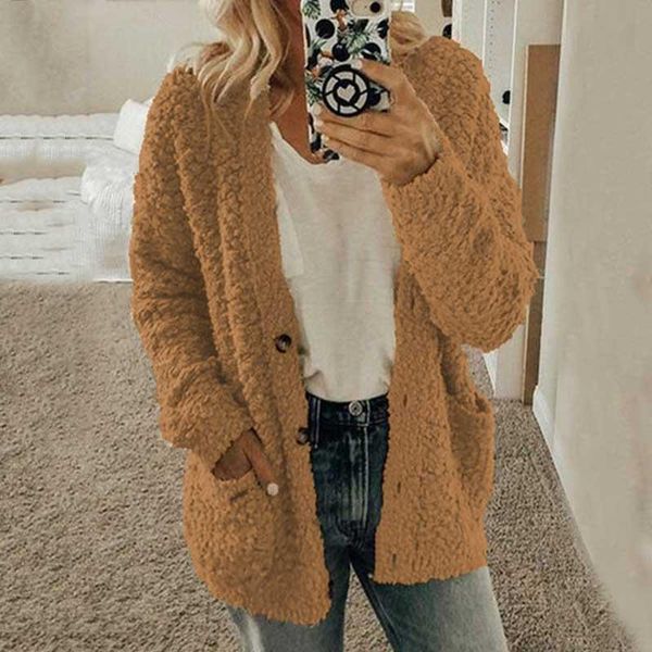 2019 autumn teddy bear coat women winter faux fur coat ladies button plush warm winter jacket overcoat outwear female, Black
2019 autumn teddy bear coat women winter faux fur coat ladies button plush warm winter jacket overcoat outwear female, Black