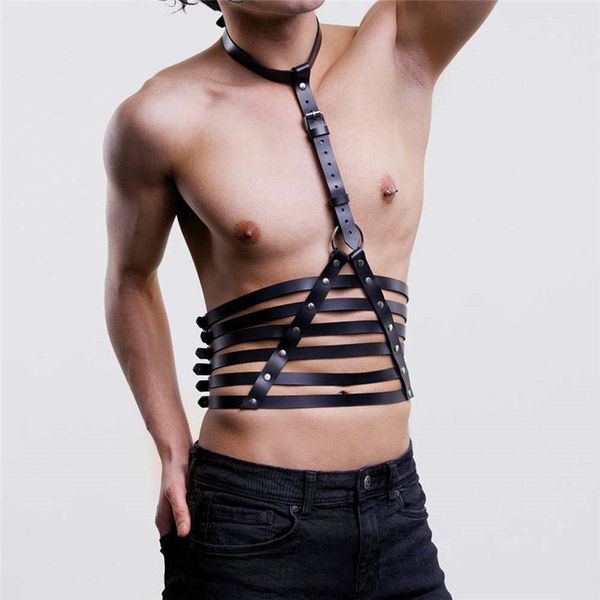 gothic men leather harness belts male lingerie suspender body harness strap adjustable underwear rave punk bondage accessories, Black;brown
gothic men leather harness belts male lingerie suspender body harness strap adjustable underwear rave punk bondage accessories, Black;brown