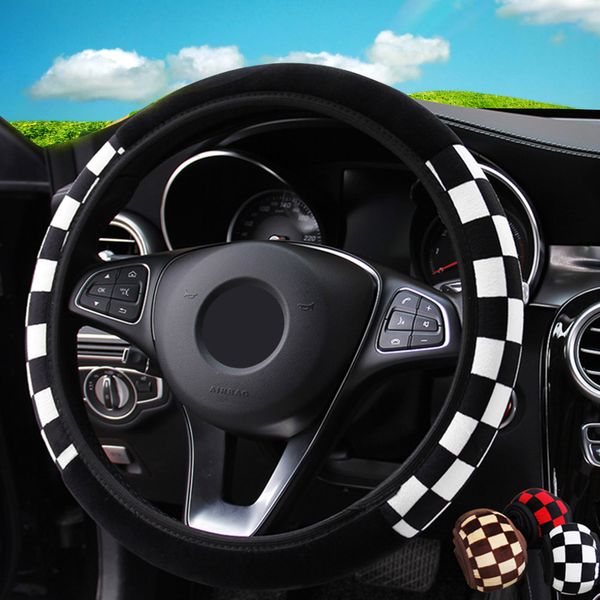auto steering covers diameter 38cm plush fabric car steering wheel cover universal car-styling fit for most cars car accessories
auto steering covers diameter 38cm plush fabric car steering wheel cover universal car-styling fit for most cars car accessories