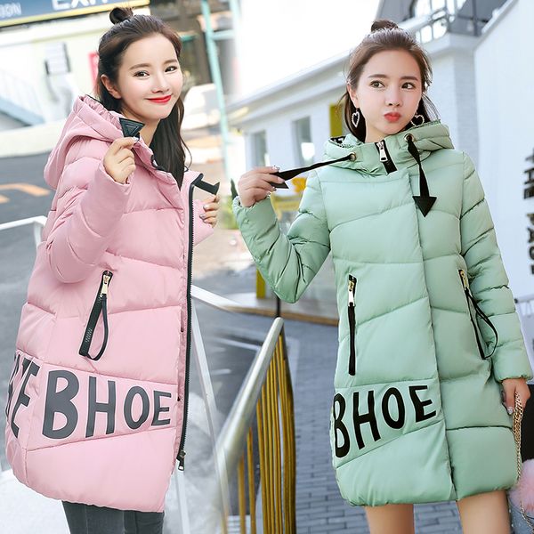 2019 letter pattern padded jacket short autumn winter wadded jacket women hooded coats female parkas with gloves overcoat, Black
2019 letter pattern padded jacket short autumn winter wadded jacket women hooded coats female parkas with gloves overcoat, Black