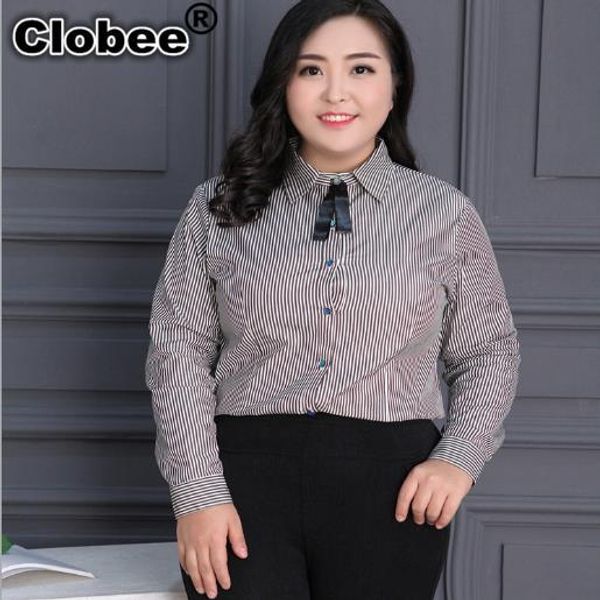 women's blouses & shirts autumn women blusas 2021 plus size black striped long sleeve ladies office wear shirt m295, White
women's blouses & shirts autumn women blusas 2021 plus size black striped long sleeve ladies office wear shirt m295, White