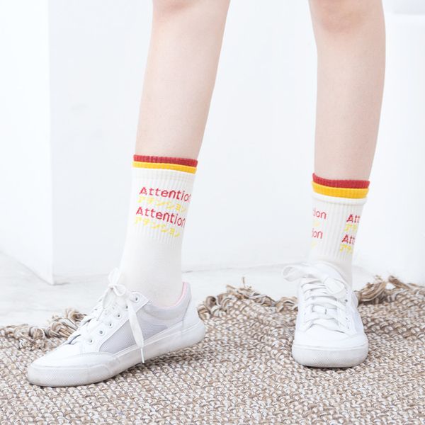 print women's socks ins cotton three-color stitching sock europe and america style breathable mid female streetwear, Black;white
print women's socks ins cotton three-color stitching sock europe and america style breathable mid female streetwear, Black;white