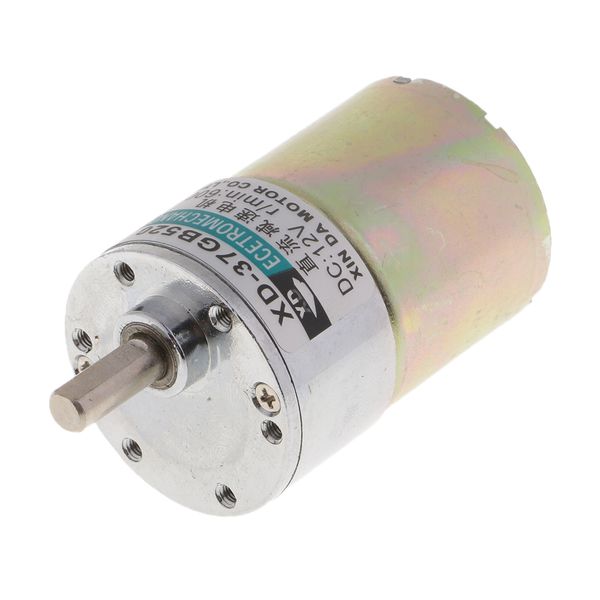 12v 600rpm electric gear motor 6mm shaft high speed reduce gear motor
