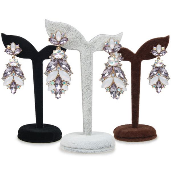 1pc velvet earring display stand props stud earrings holder rack storage dangle tree 12cm*7cm, Pink;blue
1pc velvet earring display stand props stud earrings holder rack storage dangle tree 12cm*7cm, Pink;blue