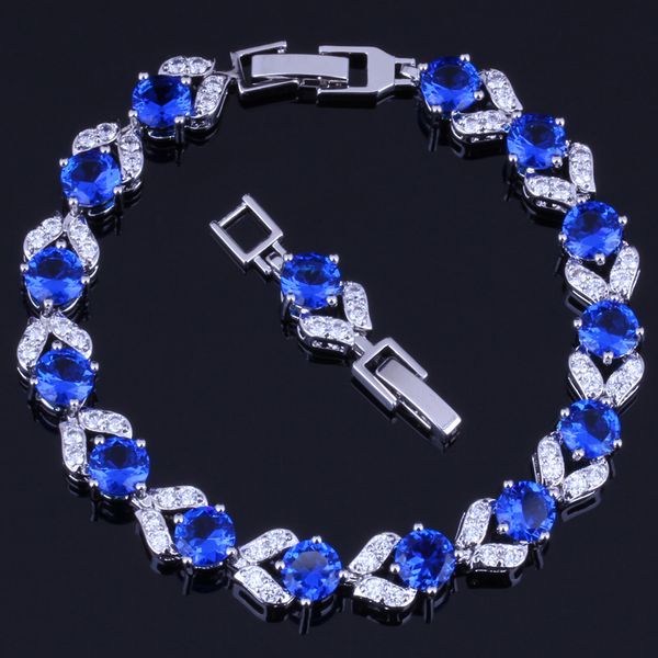 fetching round blue cubic zirconia white cz 925 sterling silver link chain bracelet 18cm 20cm for women v0046, Black
fetching round blue cubic zirconia white cz 925 sterling silver link chain bracelet 18cm 20cm for women v0046, Black