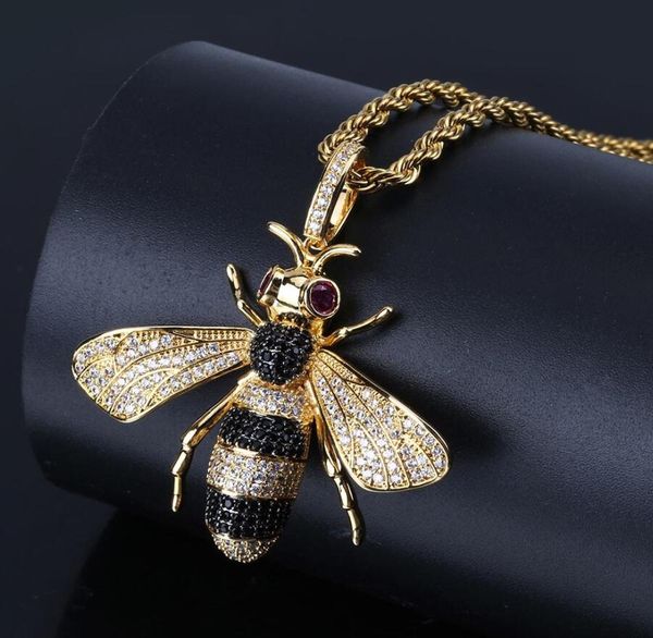 gold silver bee pendant necklace men's hip hop bling bling iced out rhinestone golden miami cuban link chain necklace men's hip ho
gold silver bee pendant necklace men's hip hop bling bling iced out rhinestone golden miami cuban link chain necklace men's hip ho