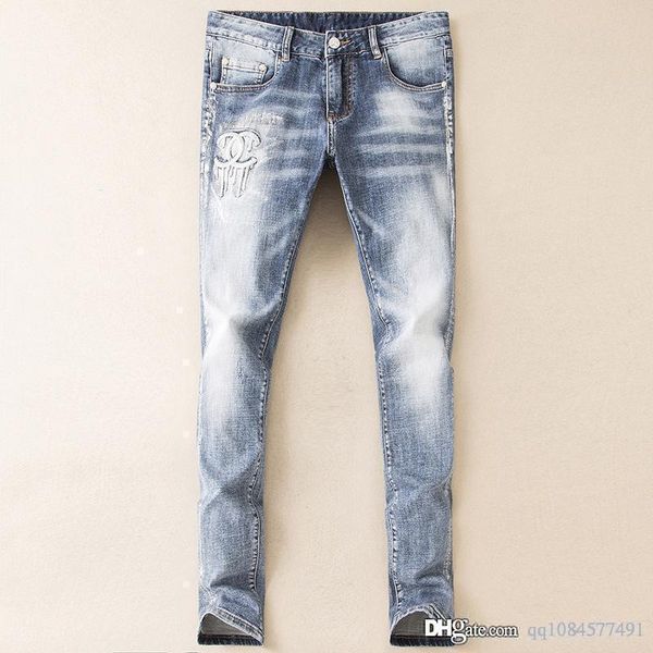2019 men's blue small straight stretch white jeans slim wild casual men's pants jeans long pants jeans for men slim fit
2019 men's blue small straight stretch white jeans slim wild casual men's pants jeans long pants jeans for men slim fit
