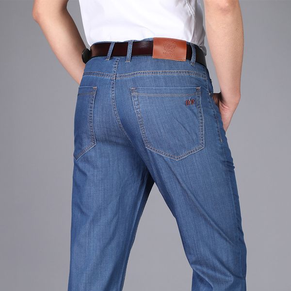 men's jeans ultra-thin men elastic soft comfortable leisure trousers are breathable straight long pants, Blue
men's jeans ultra-thin men elastic soft comfortable leisure trousers are breathable straight long pants, Blue
