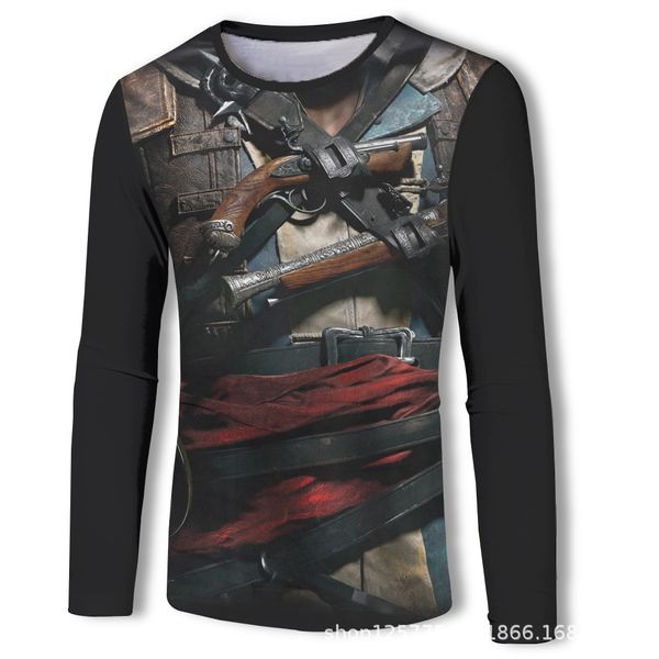 mens designer 3d fashion formal dress long sleeve fake two funny digital printing creative gift t-shirt, White;black
mens designer 3d fashion formal dress long sleeve fake two funny digital printing creative gift t-shirt, White;black