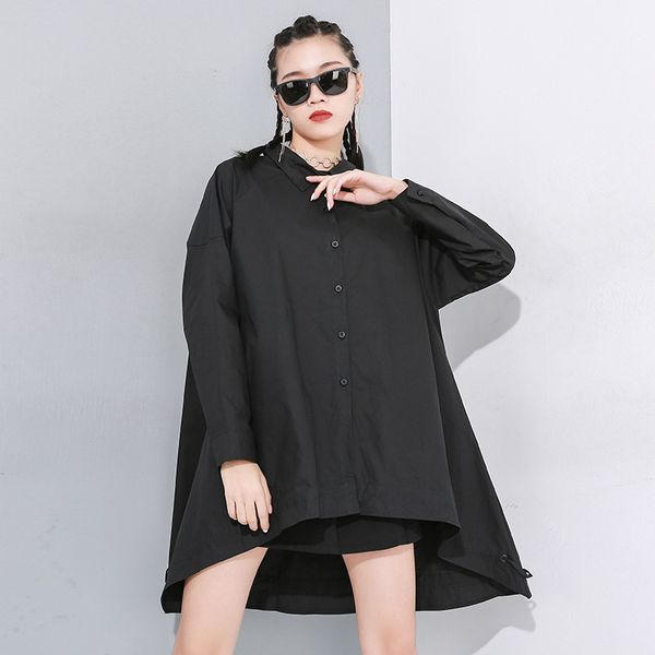 lapel single breasted irregular shirt women solid color personality fashion big size loose 2020 new spring pc843, White
lapel single breasted irregular shirt women solid color personality fashion big size loose 2020 new spring pc843, White