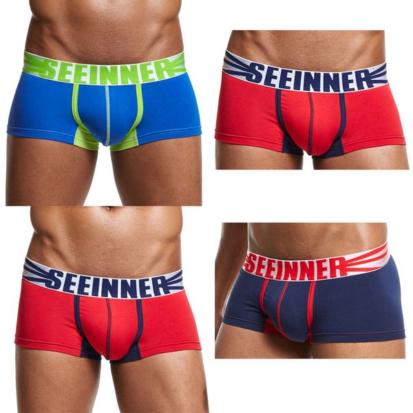 new brand male panties breathable boxers underwear men mens underwear shorts men boxers underpants soft sales, Black;white
new brand male panties breathable boxers underwear men mens underwear shorts men boxers underpants soft sales, Black;white