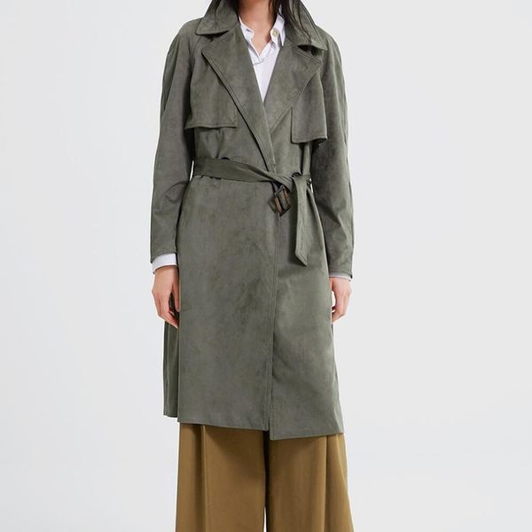 women's parka leather washed leather windbreaker slim in the long adjustable waist fashion clothing ropa de mujer de moda coat, Tan;black
women's parka leather washed leather windbreaker slim in the long adjustable waist fashion clothing ropa de mujer de moda coat, Tan;black