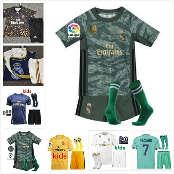 19 20 real madrid kids kit soccer jerseys #7 hazard 2019 2020 away third boys benzema bale modric ramos football shirt uniforms camiseta, Black
19 20 real madrid kids kit soccer jerseys #7 hazard 2019 2020 away third boys benzema bale modric ramos football shirt uniforms camiseta, Black