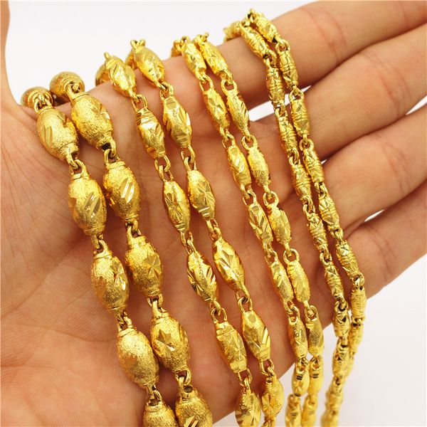 thick gold plated mens european coin necklace olive bead necklace new style vietnam sand gold lasting non-fading jewelry gift, Silver
thick gold plated mens european coin necklace olive bead necklace new style vietnam sand gold lasting non-fading jewelry gift, Silver