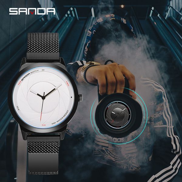 sanda creative new concept optical watch wormhole men and women couple students korean version of the simple fashion watch, Slivery;brown
sanda creative new concept optical watch wormhole men and women couple students korean version of the simple fashion watch, Slivery;brown
