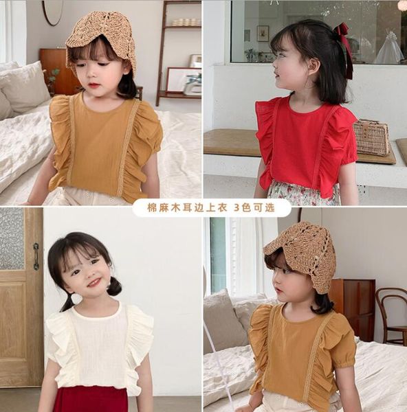 2020 new style girls ruffles shirt summer cotton fashion girls blouse 1-6t qh499, White;black
2020 new style girls ruffles shirt summer cotton fashion girls blouse 1-6t qh499, White;black