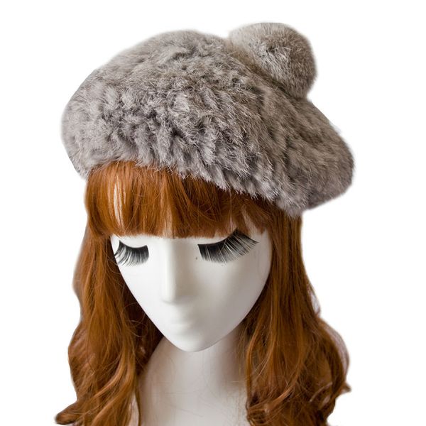 женщины winter fur real knit берет шляпы исполнитель hat pom pom frh004, Blue;gray
женщины winter fur real knit берет шляпы исполнитель hat pom pom frh004, Blue;gray
