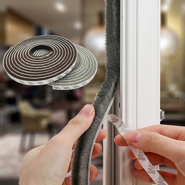 brush strip self adhesive door window sealing strip 3meters/5meters home door window sound insulation wind-proof strip gasket
brush strip self adhesive door window sealing strip 3meters/5meters home door window sound insulation wind-proof strip gasket