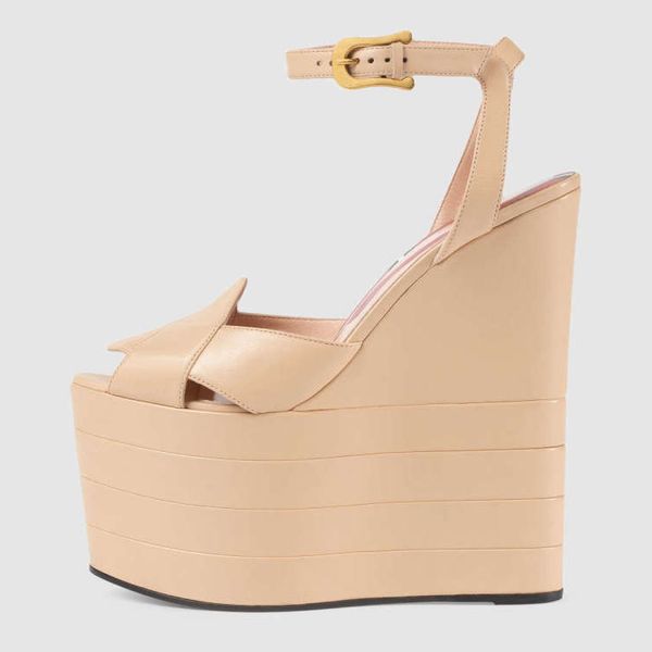 selling summer wedge sandals fish mouth striped platform high heels buckle sandals, Black
selling summer wedge sandals fish mouth striped platform high heels buckle sandals, Black