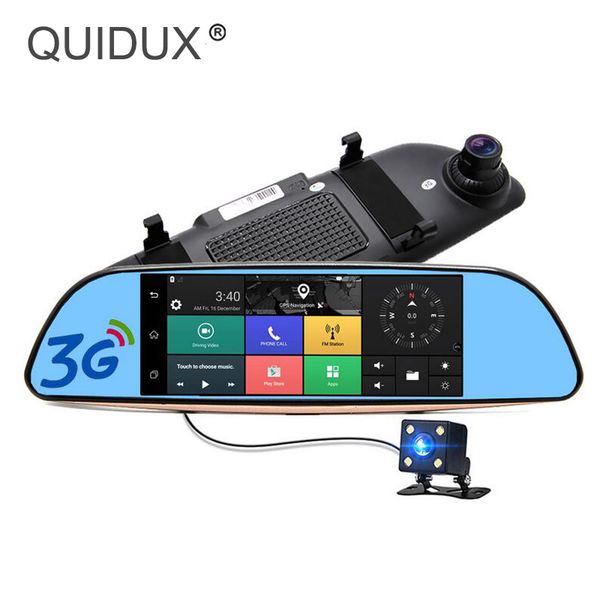 car rearview mirror dvr 7" ips 3g android 5.0 gps navigation 1080p video camera recorder wifi bluetooth car detector black box 
car rearview mirror dvr 7" ips 3g android 5.0 gps navigation 1080p video camera recorder wifi bluetooth car detector black box