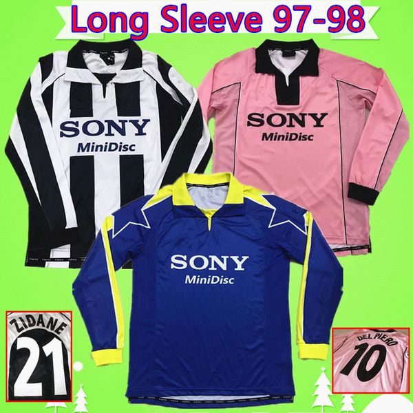 retro 1997 1998 soccer jerseys home away third 97 98 vintage classic long sleeve football shirts del piero zidane inzaghi maglia da calcio, Black;yellow
retro 1997 1998 soccer jerseys home away third 97 98 vintage classic long sleeve football shirts del piero zidane inzaghi maglia da calcio, Black;yellow