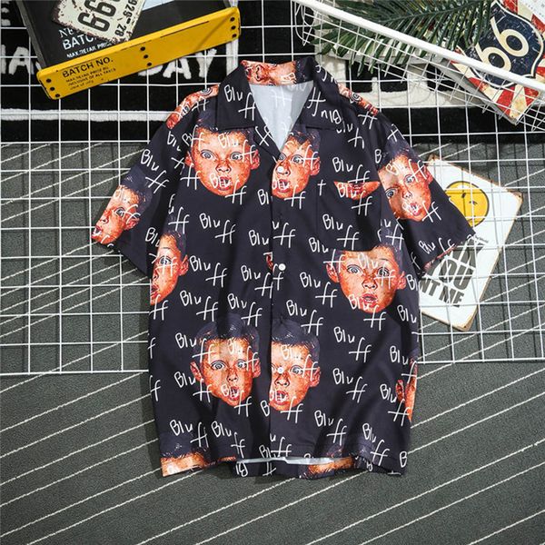summer man shirt mens printed stand collar cotton short sleeve loose hawaiian henley shirt hawaiian beach, White;black
summer man shirt mens printed stand collar cotton short sleeve loose hawaiian henley shirt hawaiian beach, White;black