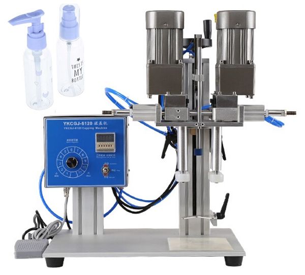 duck-bill bottle sealing machine, auto electric pneumatic capping machine spray/cosmetic/washing liquid bottle locking machine ykcgj-6120
duck-bill bottle sealing machine, auto electric pneumatic capping machine spray/cosmetic/washing liquid bottle locking machine ykcgj-6120