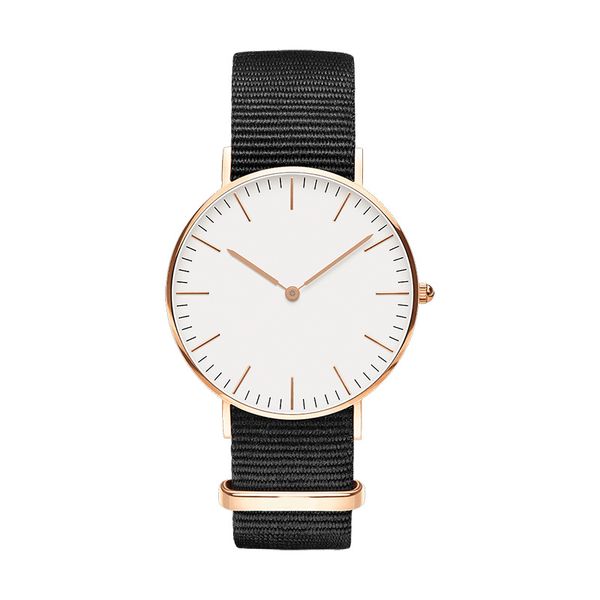 classic fashion casual trend brand 40 mm men and women 36mm fashion casual sports clock classic black nylon canvas men's quartz watch, Slivery;brown
classic fashion casual trend brand 40 mm men and women 36mm fashion casual sports clock classic black nylon canvas men's quartz watch, Slivery;brown