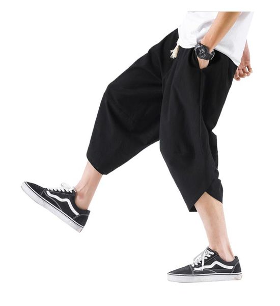 shanghai story mens linen loose casual lightweight elastic waist yoga capri wide leg pant 4 color, Black
shanghai story mens linen loose casual lightweight elastic waist yoga capri wide leg pant 4 color, Black