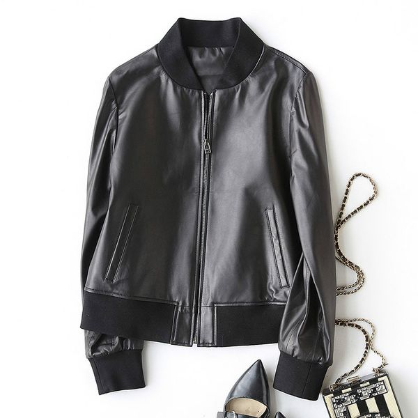 sheepskin coat genuine leather jacket women for 2019 short casual bomber jacket spring autumn veste cuir femme kqn27206-1 j2319, Black
sheepskin coat genuine leather jacket women for 2019 short casual bomber jacket spring autumn veste cuir femme kqn27206-1 j2319, Black