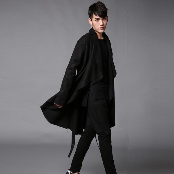2019 new male clothing autumn and winter wool coat man korean long windbreaker tide slim woolen coat, Tan;black
2019 new male clothing autumn and winter wool coat man korean long windbreaker tide slim woolen coat, Tan;black
