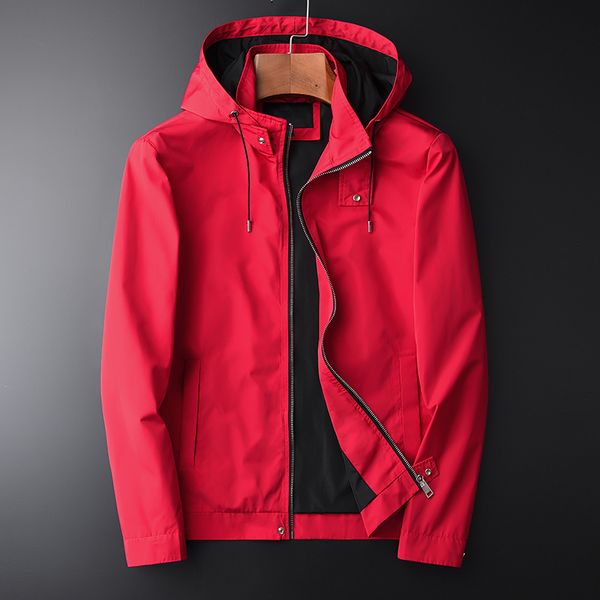 minglu spring and autumn new red hooded jacket hight quality casual men's fashion slim fit jacket coat plus size m-2xl 3xl 4xl, Black;brown
minglu spring and autumn new red hooded jacket hight quality casual men's fashion slim fit jacket coat plus size m-2xl 3xl 4xl, Black;brown