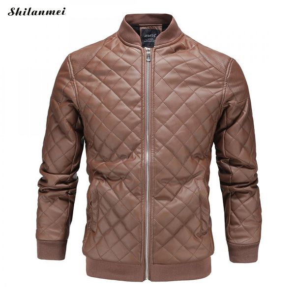 black winter pu кожаная куртка мужская браун мужская куртка лоскутная zipper мандарин воротник куртки мужские повседневный англия стиль паль
black winter pu кожаная куртка мужская браун мужская куртка лоскутная zipper мандарин воротник куртки мужские повседневный англия стиль паль
