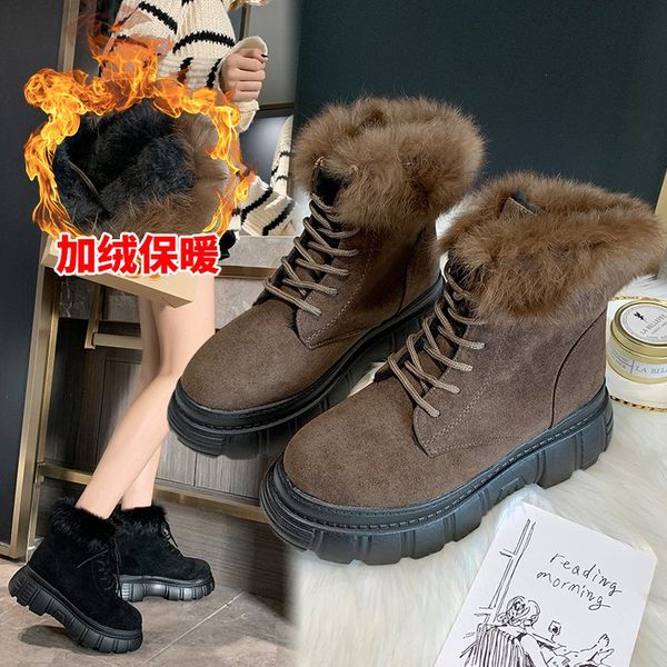 boots women new 2019 brand women's shoes flat heel lace up winter footwear plush round toe booties ladies fashion ankle lolita, Black
boots women new 2019 brand women's shoes flat heel lace up winter footwear plush round toe booties ladies fashion ankle lolita, Black