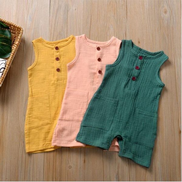 kids designer clothes baby big pocket rompers infant button cotton jumpsuits child summer solid round collar bodysuit newborn onesies byp598, Blue
kids designer clothes baby big pocket rompers infant button cotton jumpsuits child summer solid round collar bodysuit newborn onesies byp598, Blue