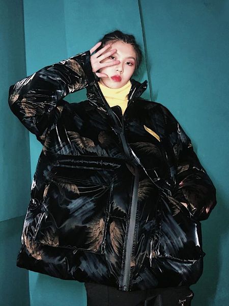 2019 winter new thickened cotton coat female hip hop korean version street loose fashionable bf women jackets coats, Black
2019 winter new thickened cotton coat female hip hop korean version street loose fashionable bf women jackets coats, Black