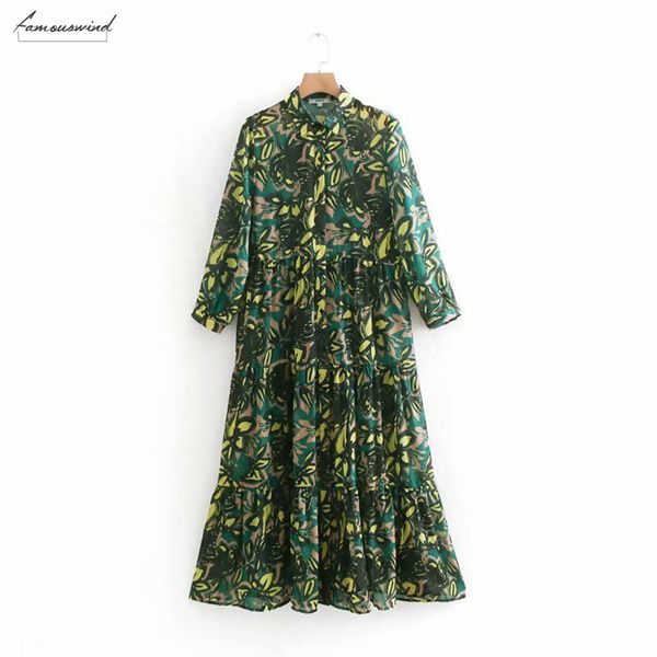 2019 women dress turn down collar floral ruffled print long casual female pleated ruffles chiffon vestidos chic dresses designer clothes, Black;gray
2019 women dress turn down collar floral ruffled print long casual female pleated ruffles chiffon vestidos chic dresses designer clothes, Black;gray