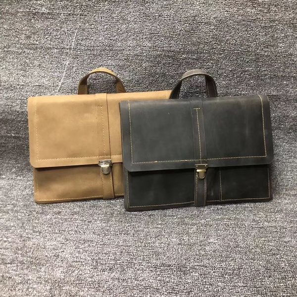 european and american fashion leisure men's real leather bag document bag multi-functional document head leather handbag com
european and american fashion leisure men's real leather bag document bag multi-functional document head leather handbag com