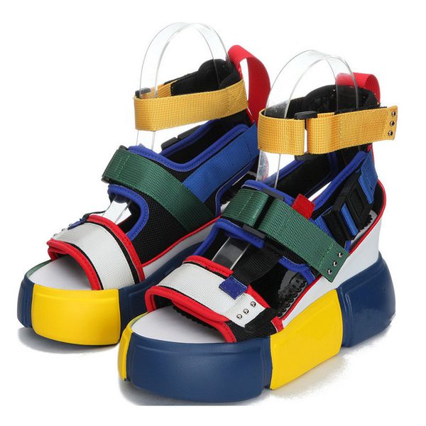 2020 summer new thick-bottomed wild roman sandals women's slope with taoism tide sponge cake super high heel shoes, Black
2020 summer new thick-bottomed wild roman sandals women's slope with taoism tide sponge cake super high heel shoes, Black