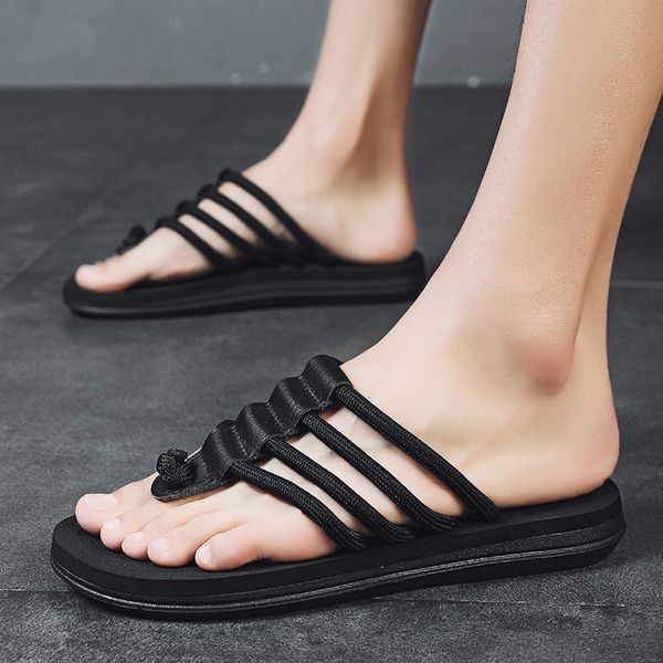 fashion cool men's cool slippers aristocratic gentleman slippers trend casual outdoor beach shoes men's flip-flops, Black
fashion cool men's cool slippers aristocratic gentleman slippers trend casual outdoor beach shoes men's flip-flops, Black