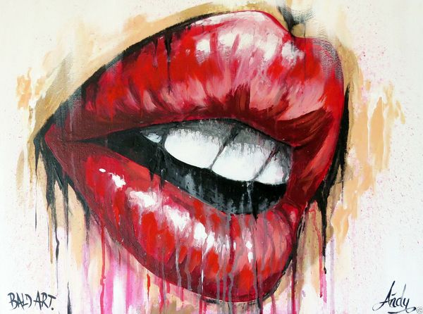street art red lips by andy baker home decor handpainted &hd print oil painting on canvas wall art pictures 200119
street art red lips by andy baker home decor handpainted &hd print oil painting on canvas wall art pictures 200119