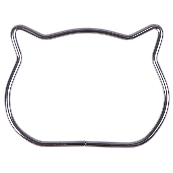 1pc cat head metal bag handle replacement diy shoulder hardware craft accessories, Black
1pc cat head metal bag handle replacement diy shoulder hardware craft accessories, Black