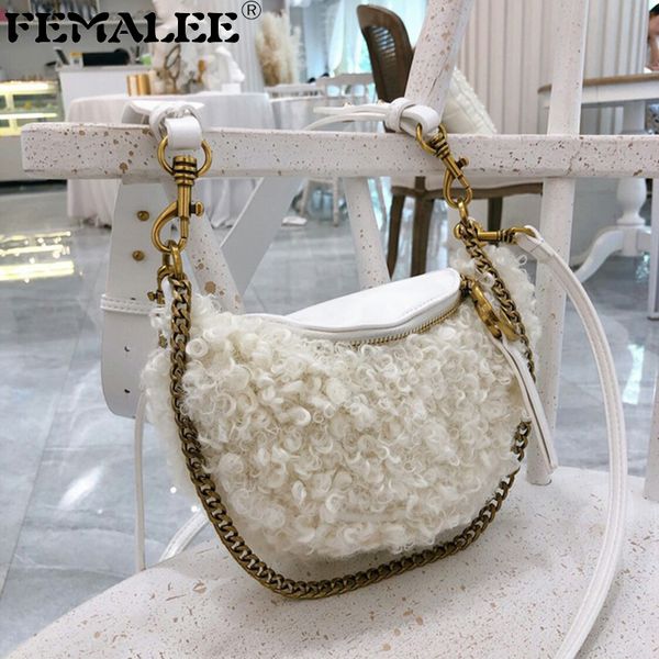 korean handbags women fashion winter woolpack shoulder bag women's chains chest crossbody bag half moon messenger purse bolsa
korean handbags women fashion winter woolpack shoulder bag women's chains chest crossbody bag half moon messenger purse bolsa