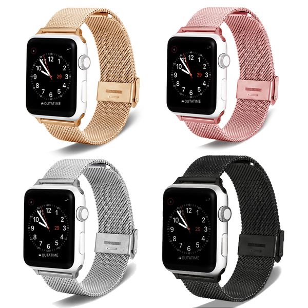 For AppleWatch Milanese strap 38/40 42/44 Apple band Stainless Steel Replacement Bracelet iwatch metal Strap Band series 1 2 3 4
For AppleWatch Milanese strap 38/40 42/44 Apple band Stainless Steel Replacement Bracelet iwatch metal Strap Band series 1 2 3 4