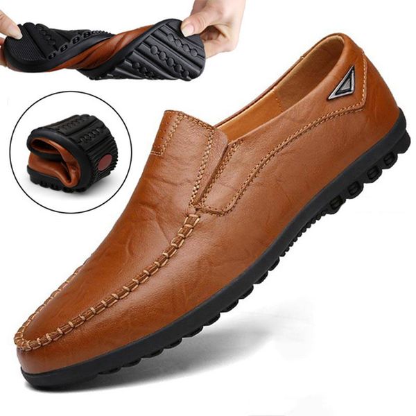 genuine leather men casual shoes 2020 mens loafers moccasins breathable slip on black driving shoes plus size 37-47
genuine leather men casual shoes 2020 mens loafers moccasins breathable slip on black driving shoes plus size 37-47
