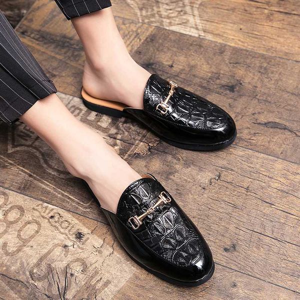 black half shoes for men fashion leather shoes outdoor breathable slippers casual lightweight mules
black half shoes for men fashion leather shoes outdoor breathable slippers casual lightweight mules